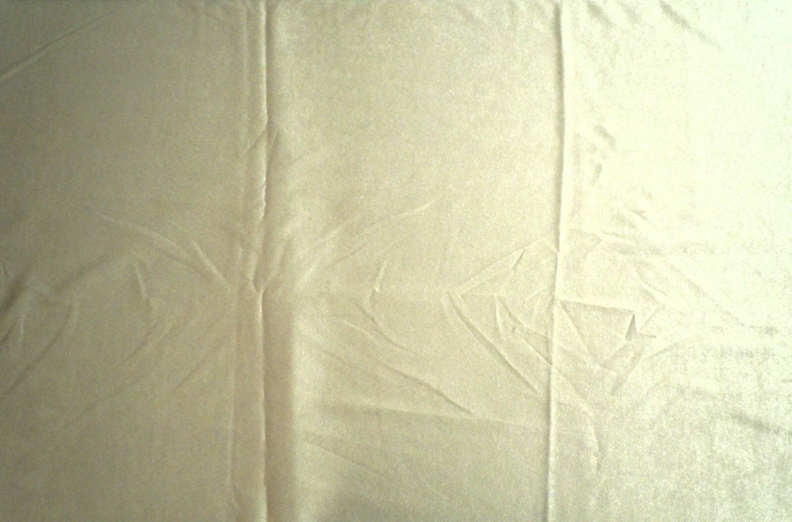 White Textured Polyester Blend Fabric 3 Yard Piece X WOF