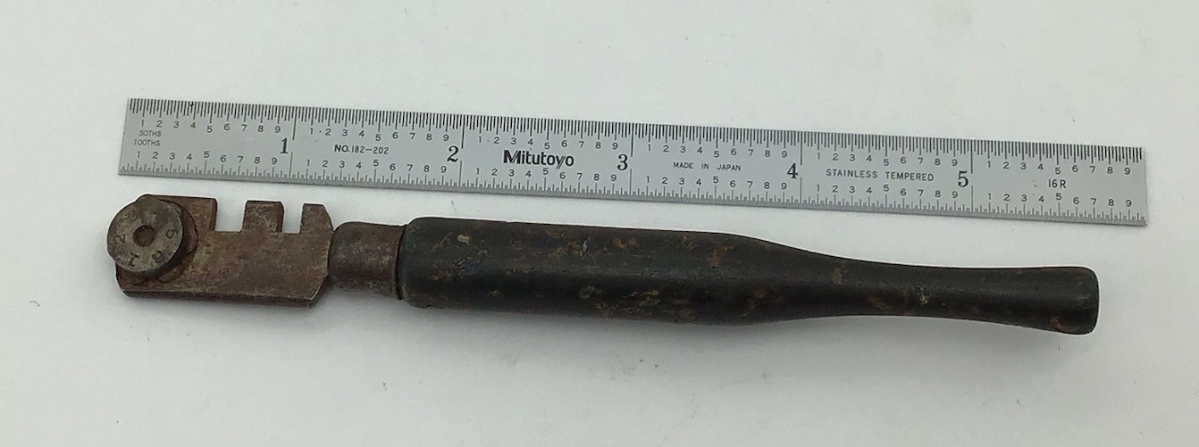 Vintage Pen Style Glass Cutter With Adjustable Cutting Wheels Old, Very Nice
