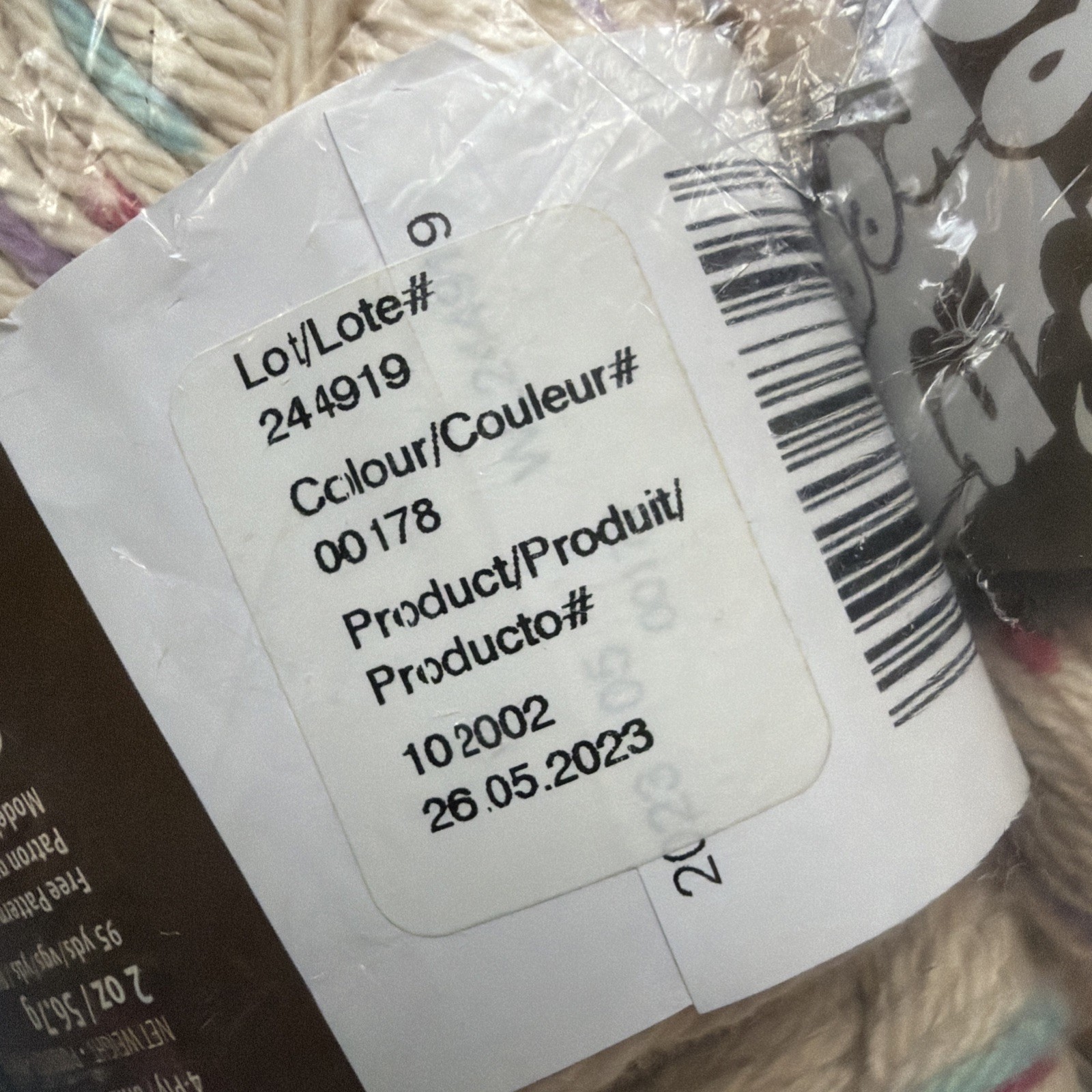Lily Sugar ‘n Cream Yarn Potpourri Ombre Skein Cotton 2 oz each 4 Ply Lot of 6