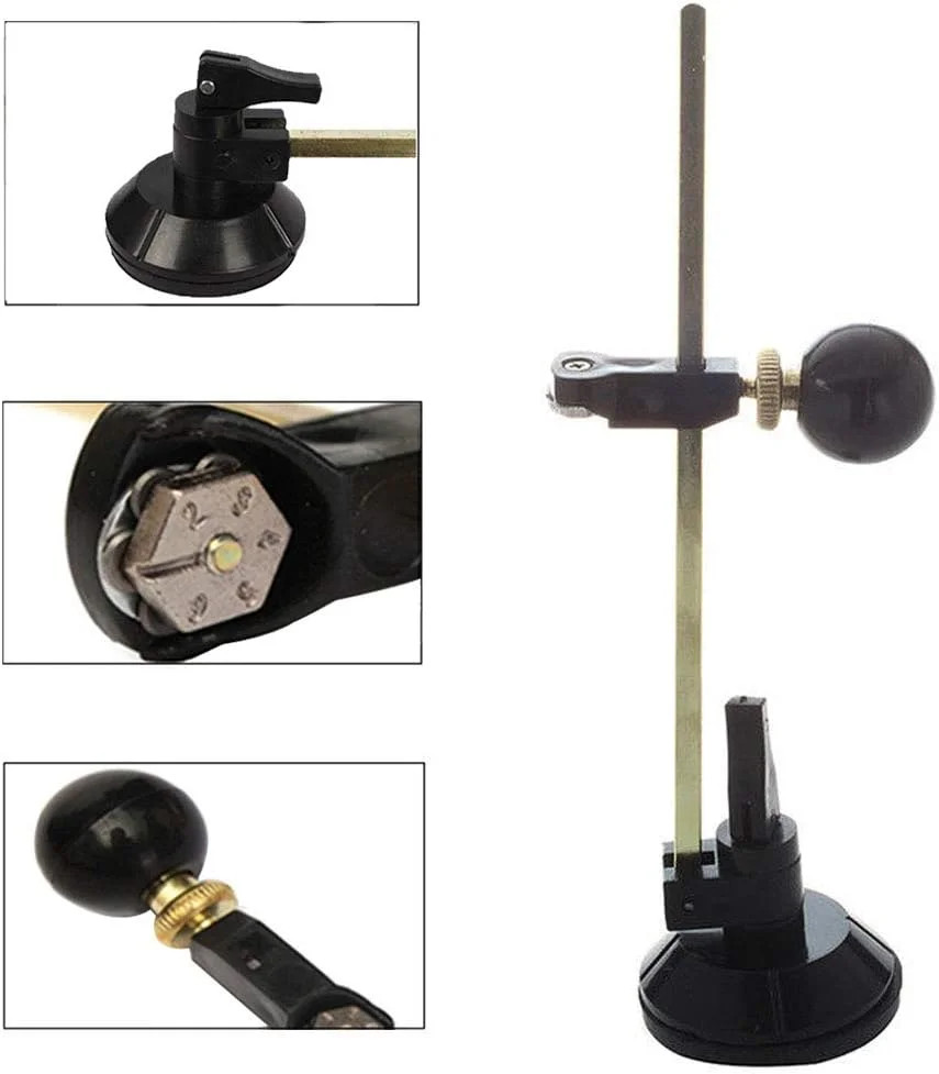 Circular Glass Cutter, Adjustable Compasses Type Glass Circle Cutting Tool, G…