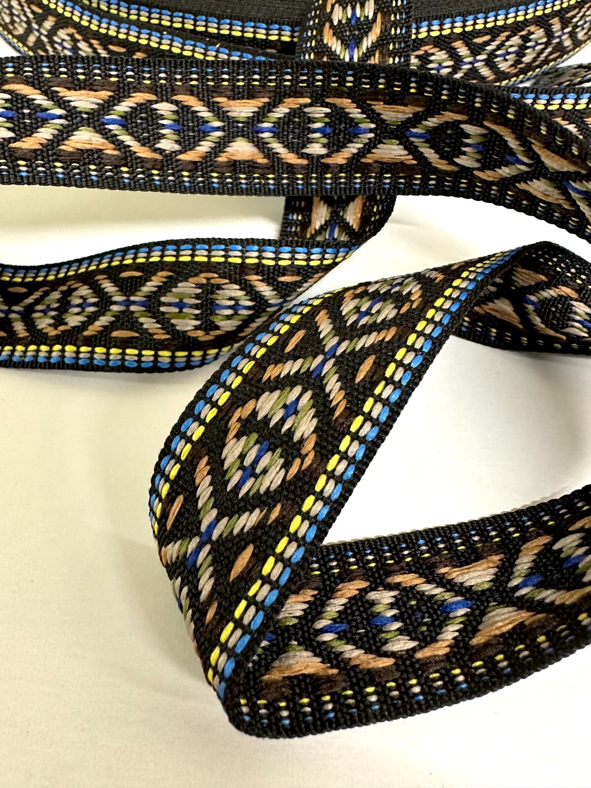 1″ Jacquard Woven Ribbon Trim – 12 Continuous Yards!
