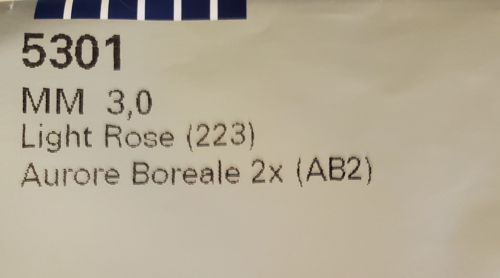 Swarovski 5328 3mm bicone beads Light Rose AB2X (36pcs)