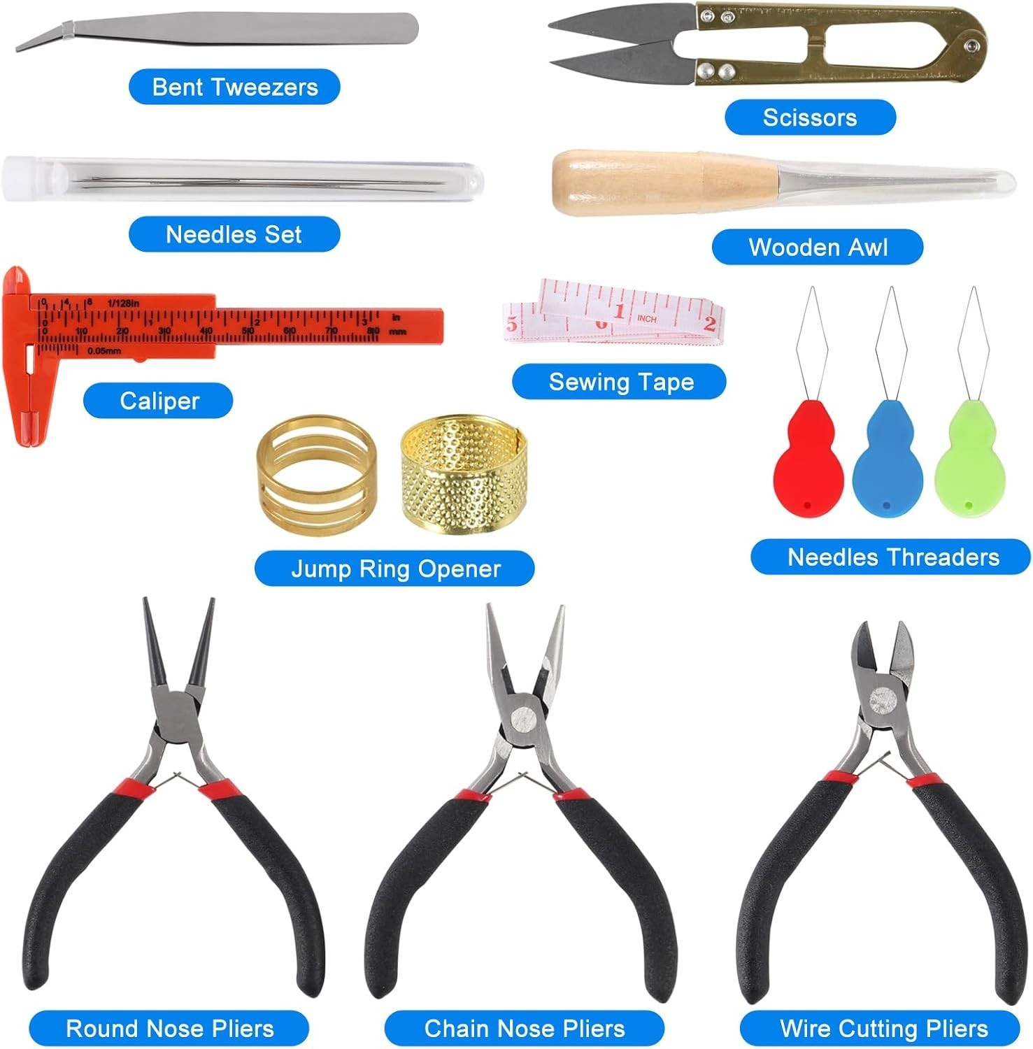 Complete Jewelry Making Supplies Kit with Tools and Wires