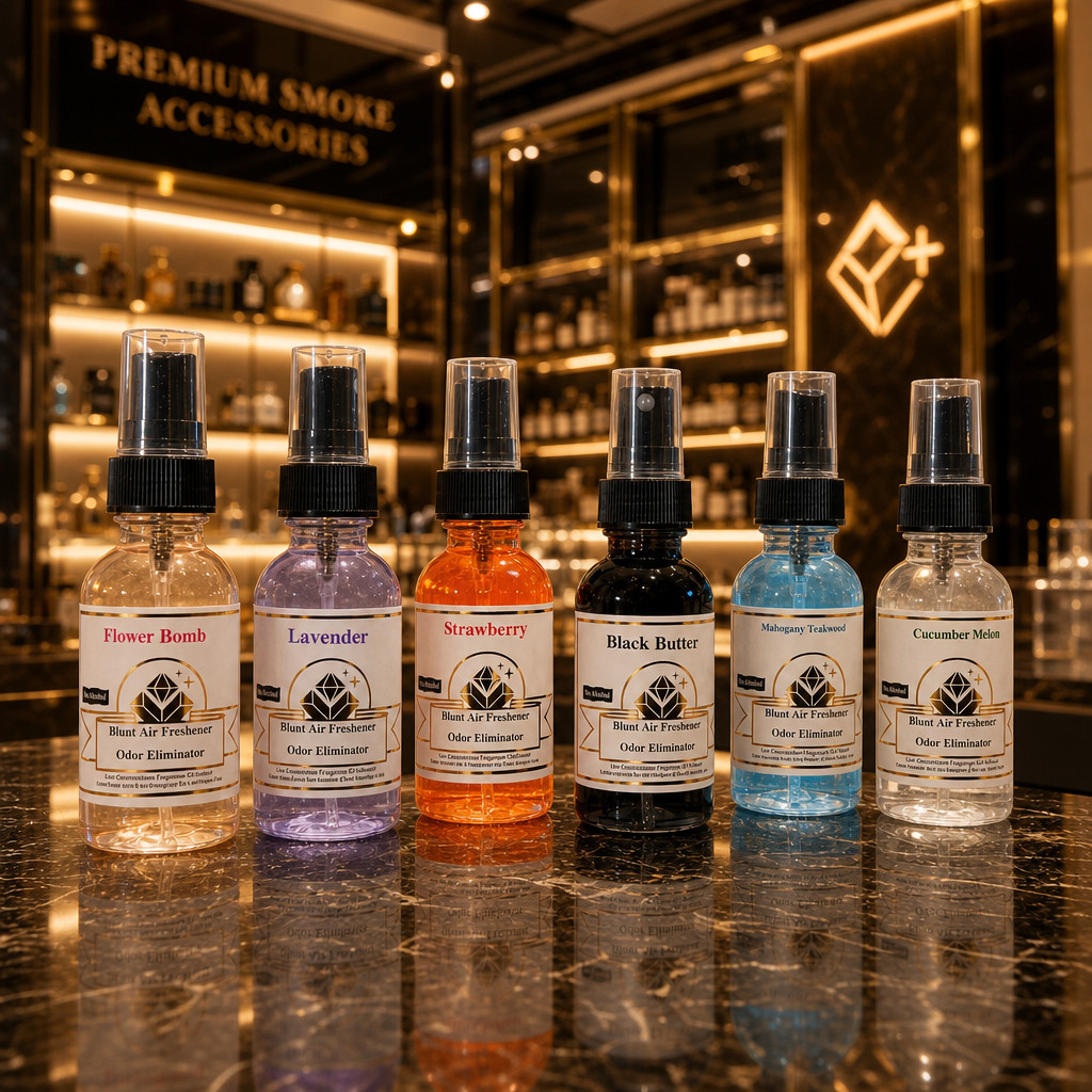 Odor Eliminator & Blunt Spray Concentrated No alcohol. 30ml. Free 2nd Bottle