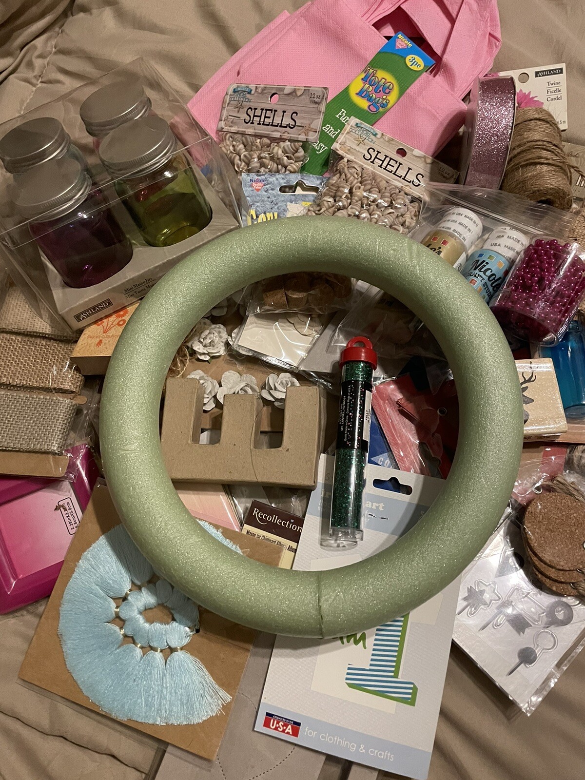 NIB Lot of Various Craft Supplies 25+ Different Type Items. Crafts for everyone