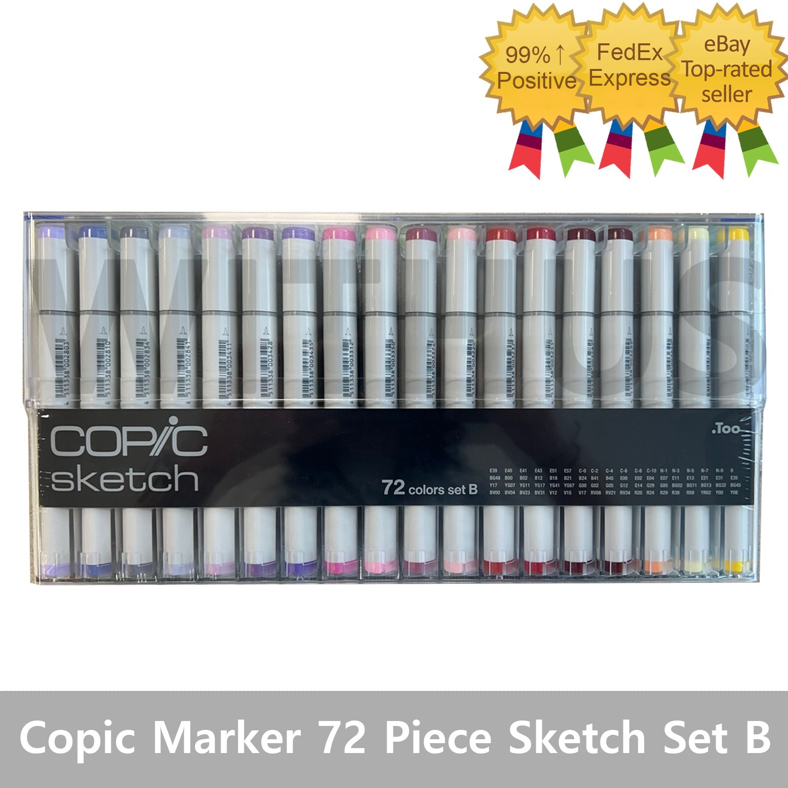 Copic Marker 72 Piece Sketch Set B (Twin Tipped) – Artist Markers Anime Comic