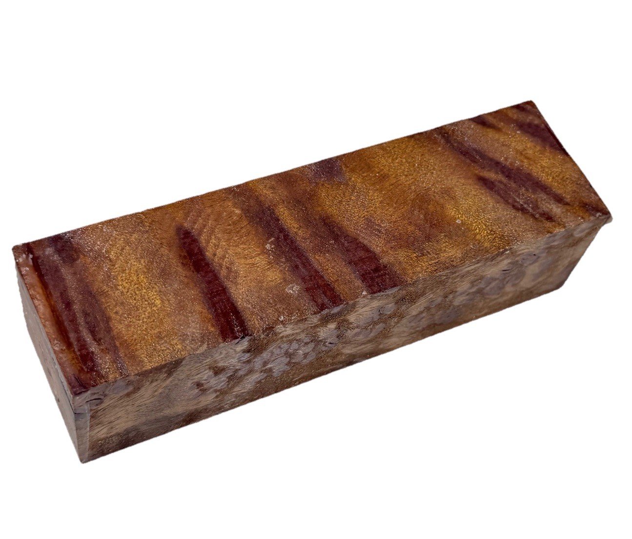 Camphor burl wood turning blank 1-3/4″ x 1-3/4” x 6-1/4″ (b47) dried