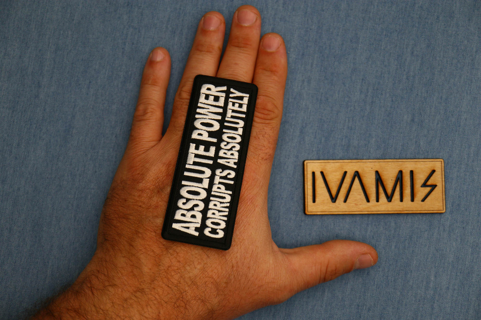Absolute Power Corrupts Absolutely Patch- 4×1.5 inch – P7726