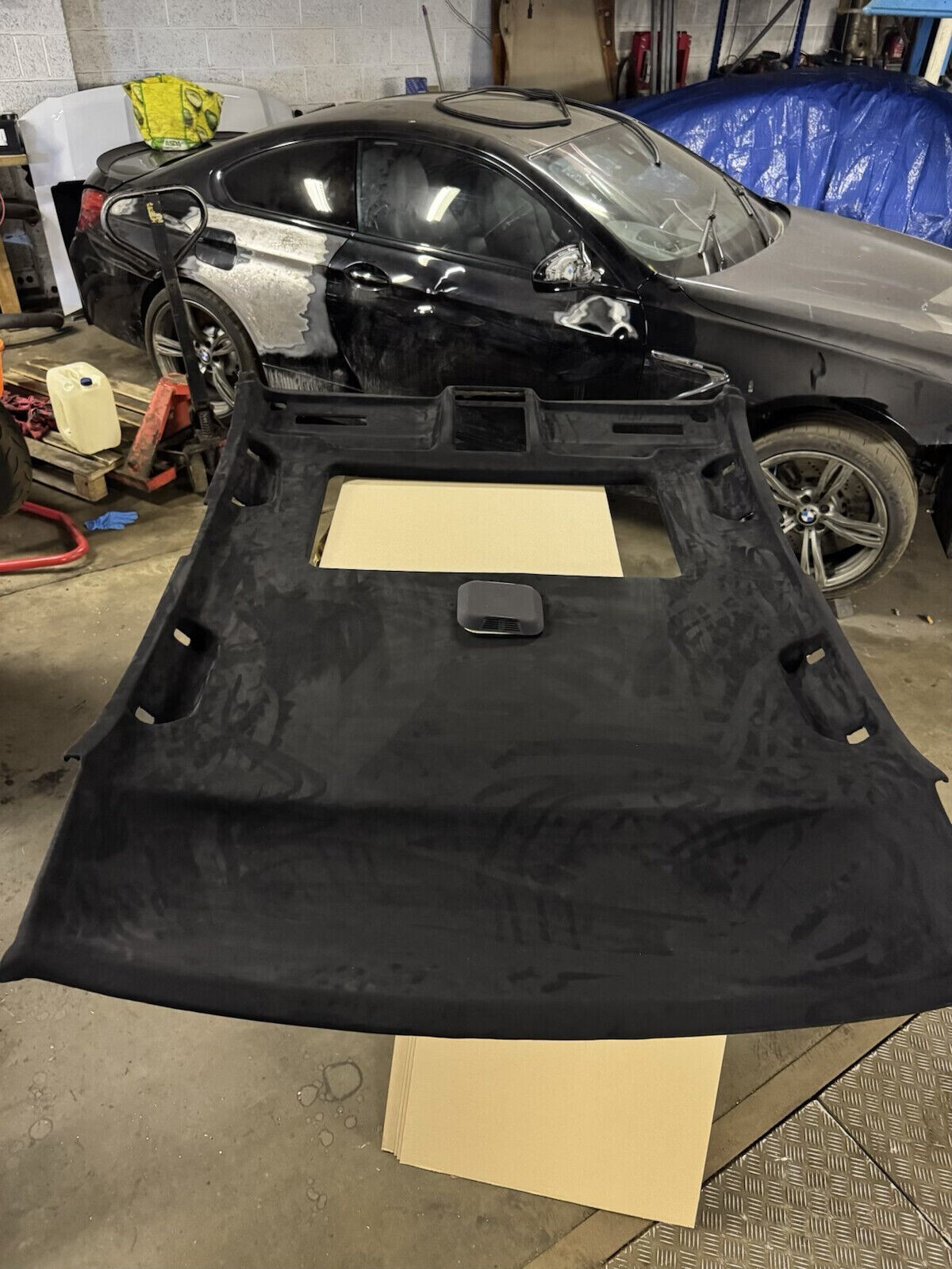 Black Headlining Material Stretch Suede Fabric for Car Auto Headliner & Trim