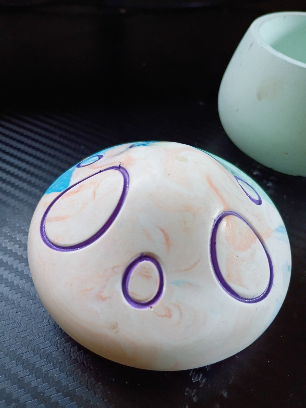 Resin Mushroom Jar (Resin Crete Home Decor)