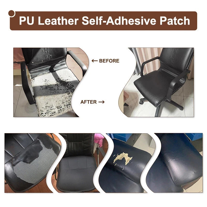Leather-Repair-Patch Self-Adhesive Leather Refinisher-Cuttable Sofa Repair-Patch
