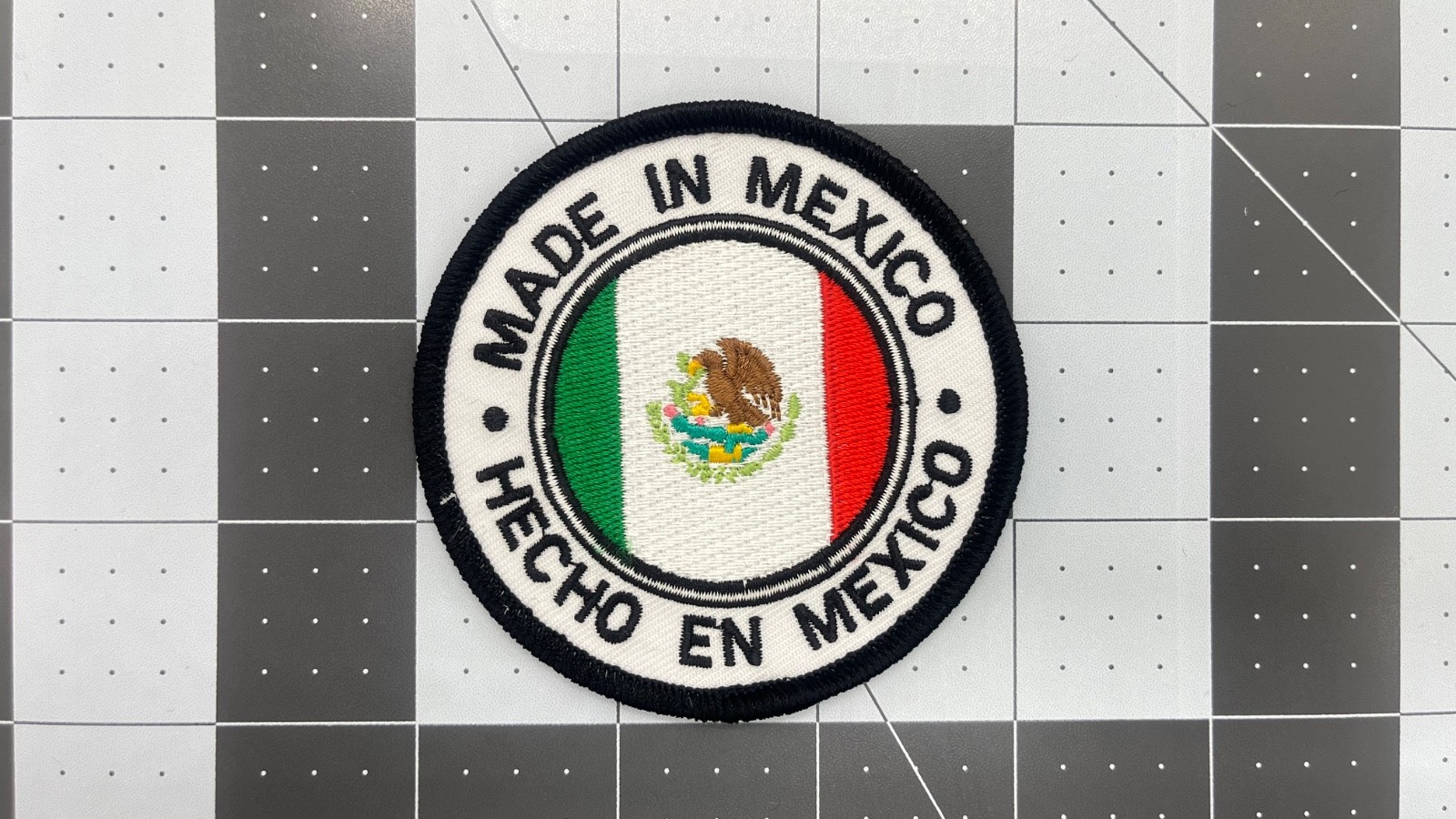 Made In Mexico Patch Hecho En Mexico Iron On Embroidered Mexican Pride 3 Inch
