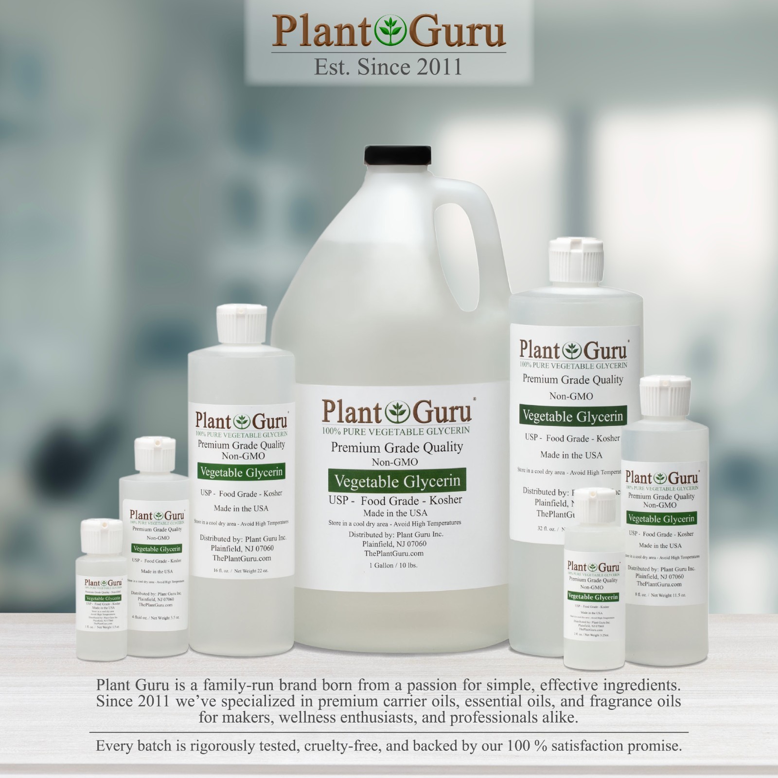 Vegetable Glycerin USP 99.9 % Pure Food Grade VG PG Liquid 1 oz – Gallon Bulk