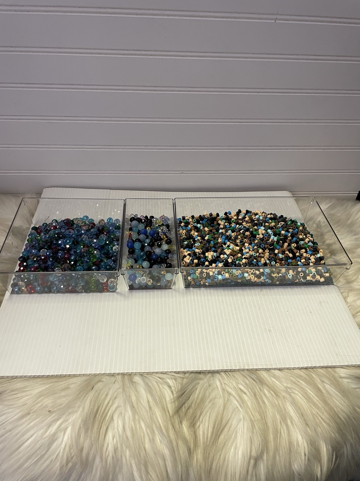 3 pounds Bulk Mixed Beads Lot- Vintage + Modern Jewelry Crafting