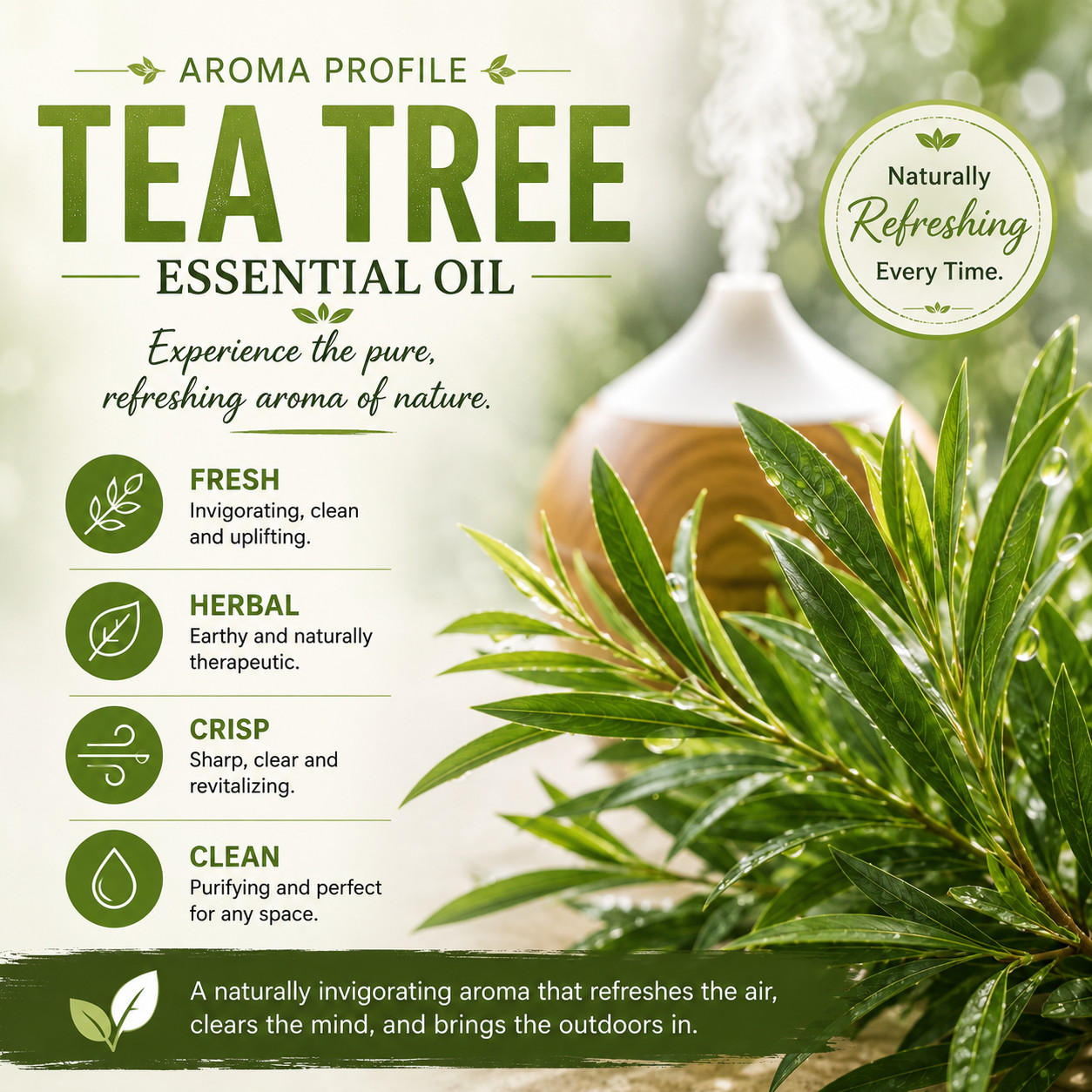 10 ml Tea Tree Essential Oil (100% Pure & Natural) – GreenHealth