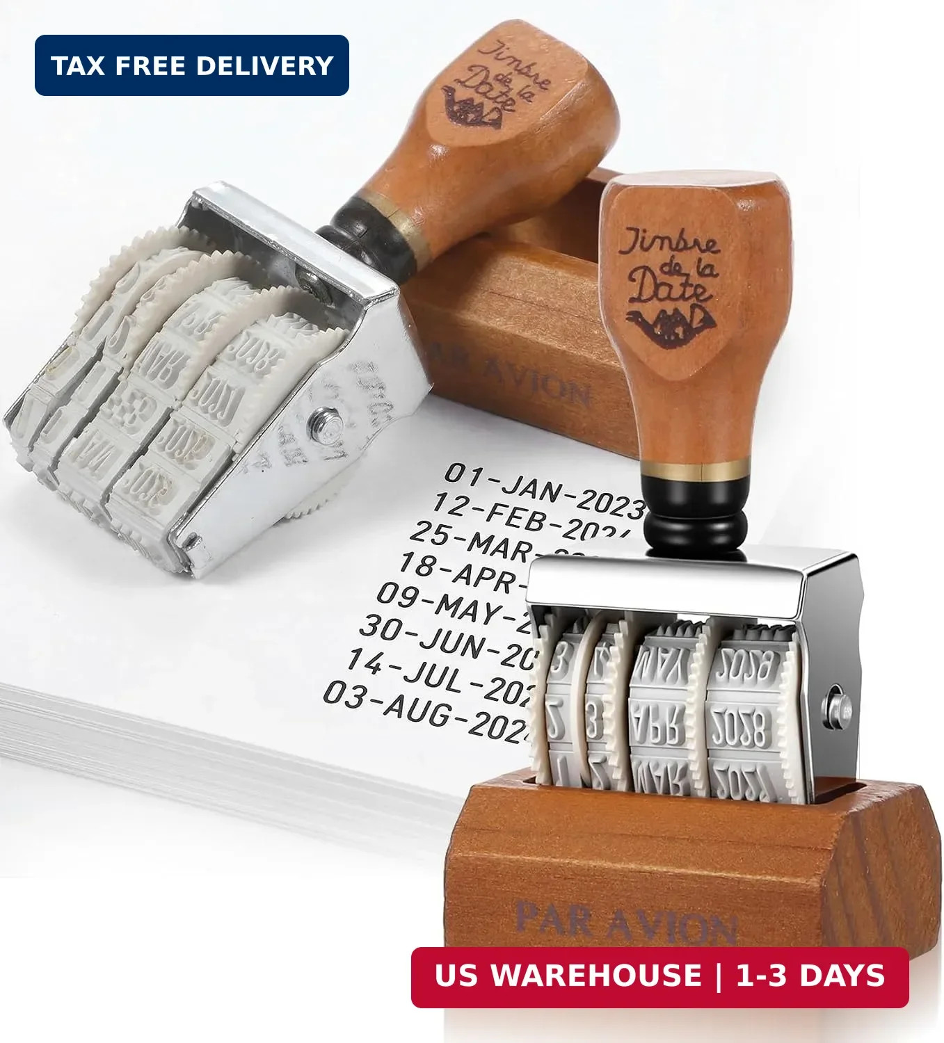 Date Stamper, 2025-2035 Roller Library Stamp Date Stamp for Eggs & Planner | Dat