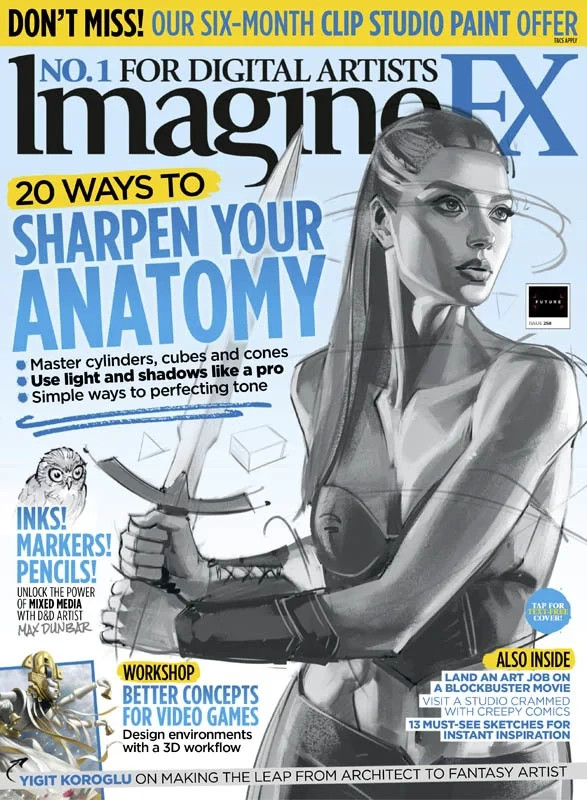 IMAGINE FX NO.1 FOR DIGITAL ARTIST MAGAZINE #258 DECEMBER 2025
