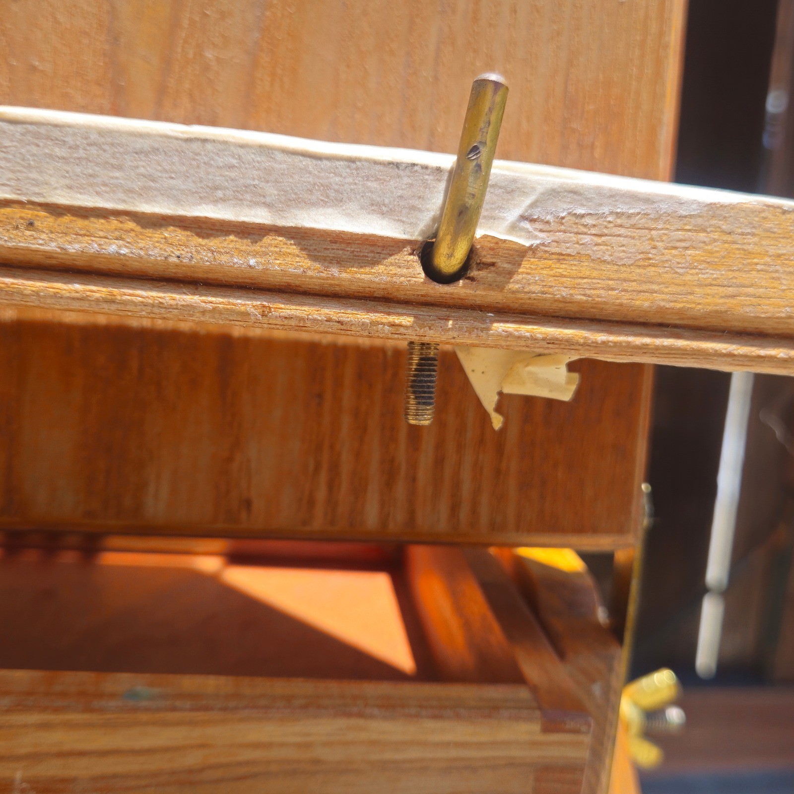 Monet French Style Folding Wood Easel Unisex Adjustable Natural Plein Air Box