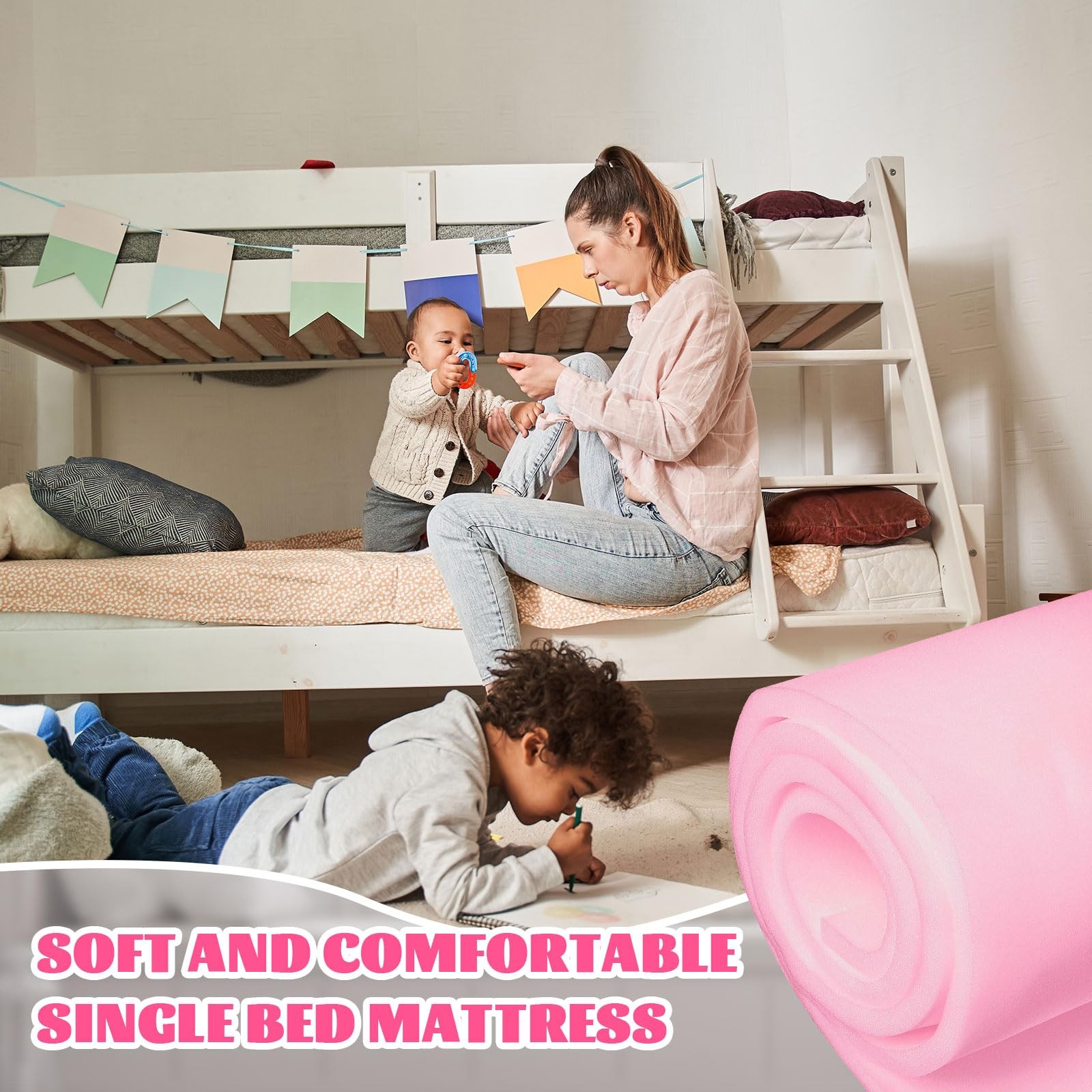 1 Pack Polyurethane Foam 1/4″ x 24″ x 72″ High Density Cushion Upholstery Foa…