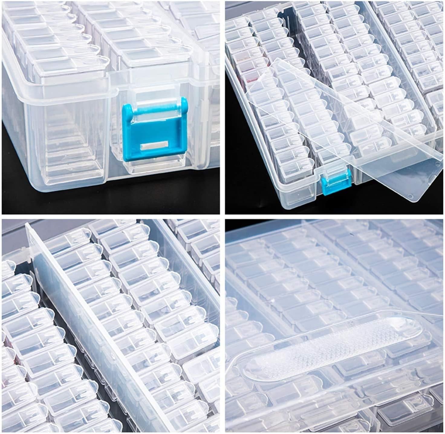 ARTDOT 64 Grids Diamond Painting Storage Containers Box Diamond Art Accessories