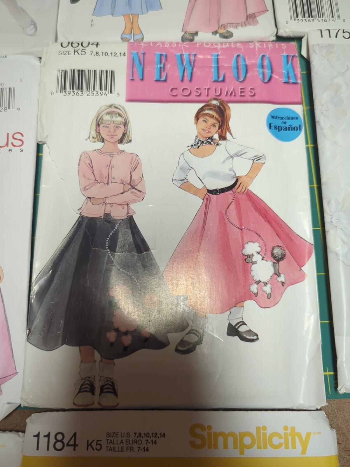 13 piece bundle kids sewing patterns ages 3 through 16 dress top skirt