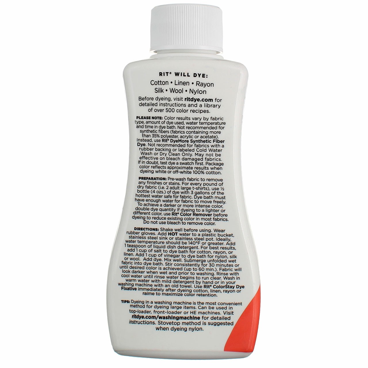 Rit All Purpose Dye, Coral, 8 fl oz