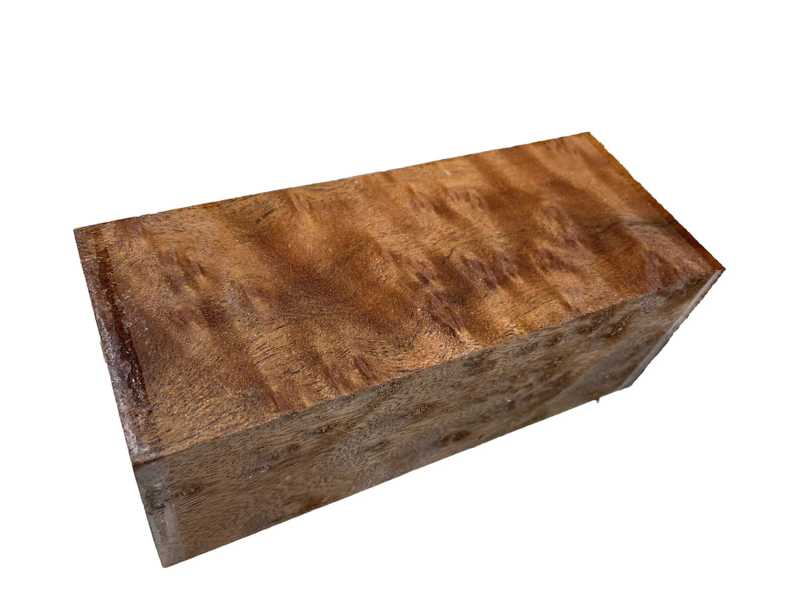 Camphor burl wood turning blank 2-7/16″ x 2-7/16″ x 6″ (J56) Dried