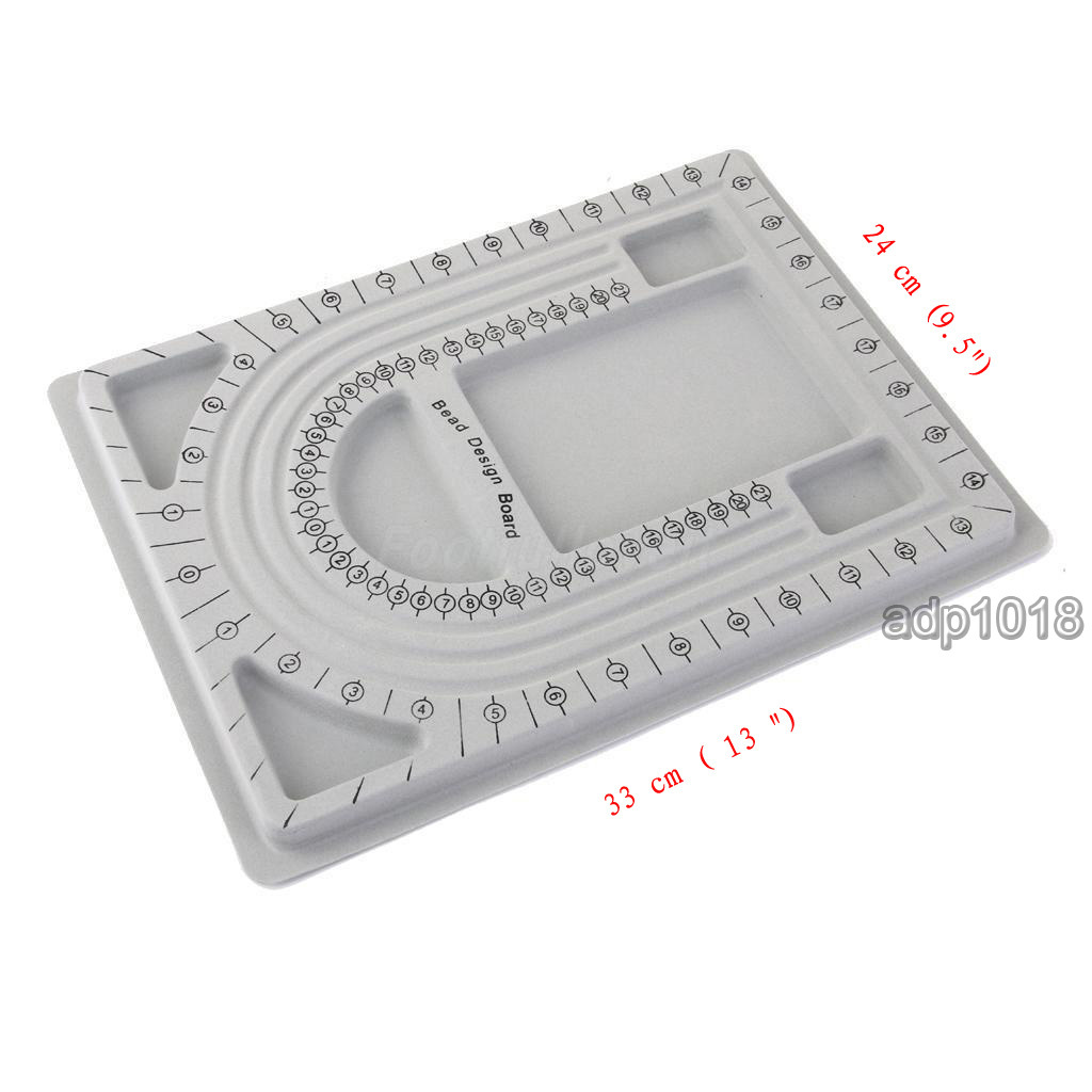 Plastic Flocked Beading Board Design Tray 33x24cm
