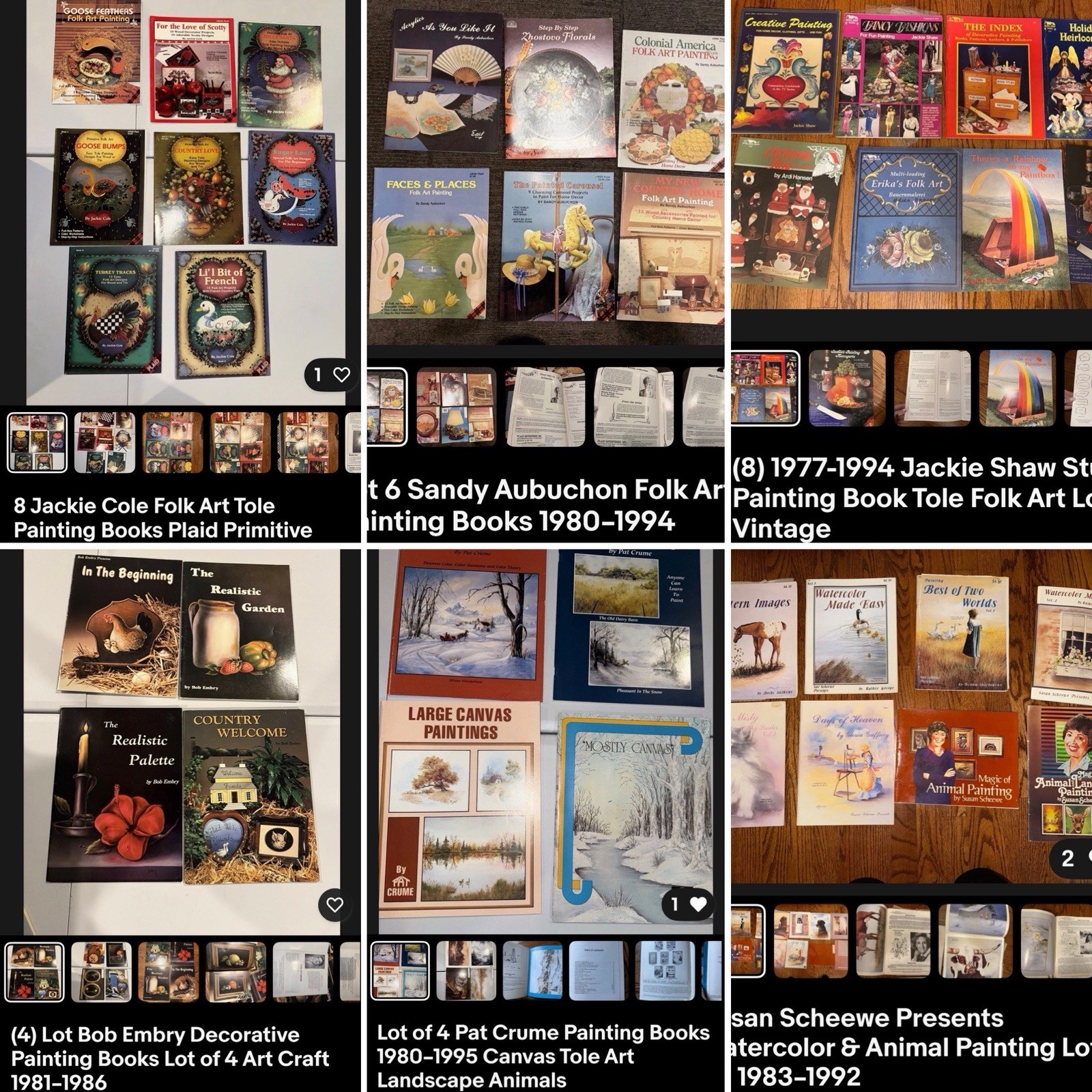 🎨 Variety Painting Instructional Books – Preview Only See Seller Page For Lots