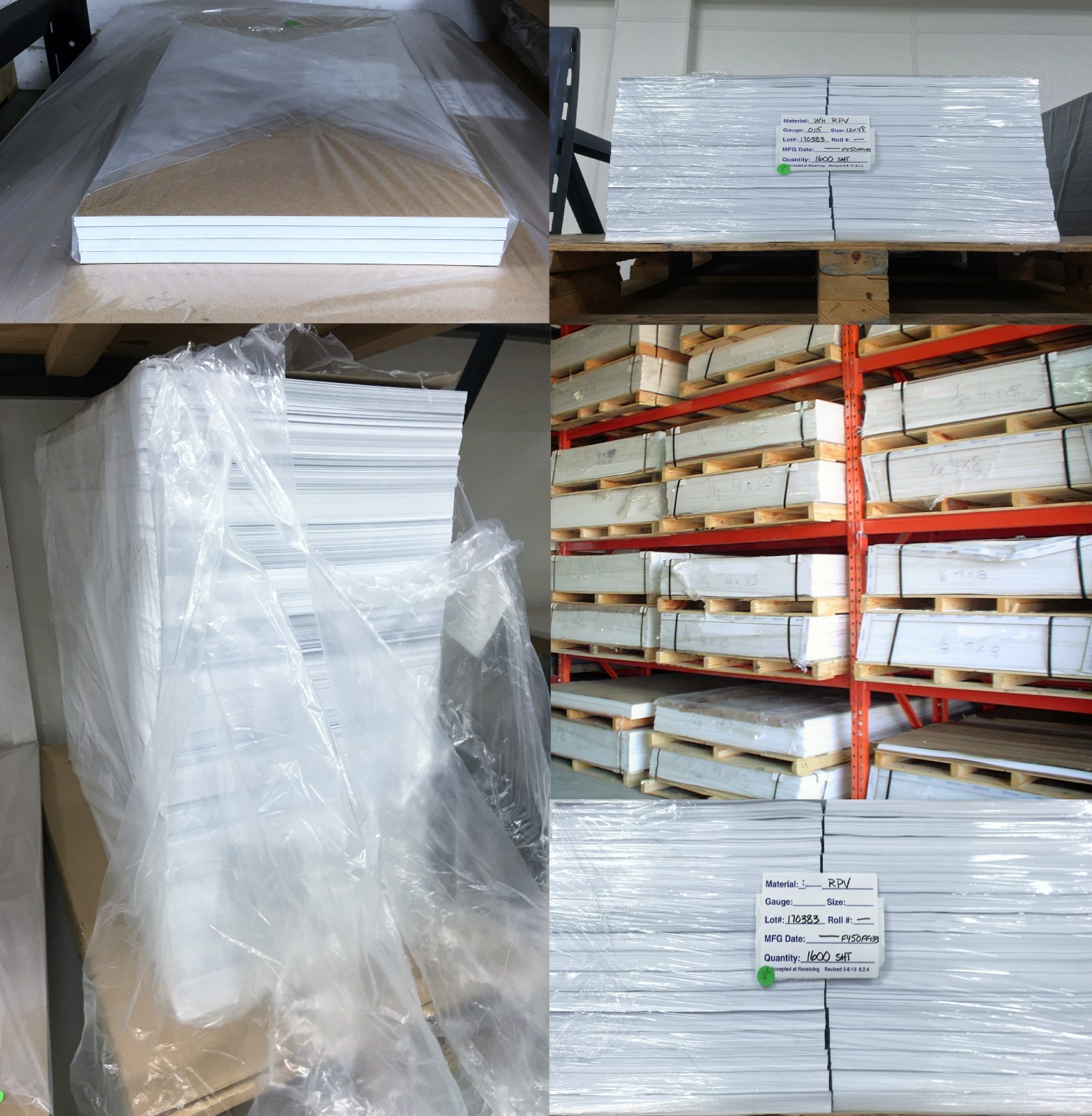 White & Black Poly-Styrene HIPS (20mil, 30mil, 60mil Thick) 48″ x 96″ Sheets