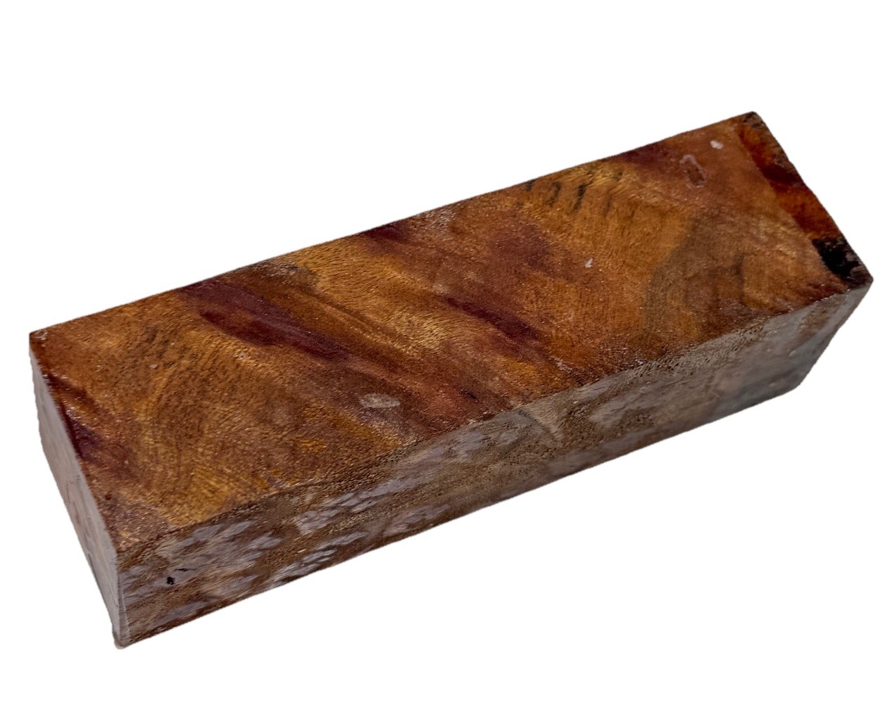 Camphor burl wood turning blank 1-3/4″ x 1-3/4” x 6-1/8″ (b48) dried