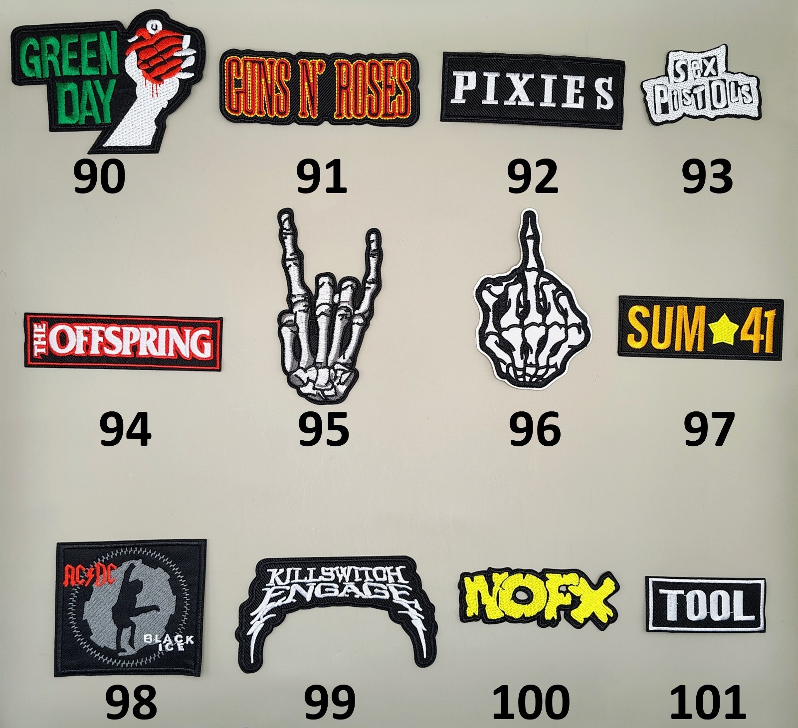 Heavy Metal Punk Rock Music Band Embroidered Patches Iron On YOU PICK -NEW ITEMS