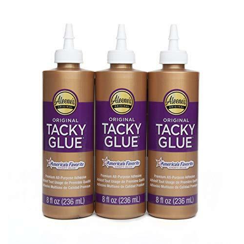 Aleene’s 3 Pack, 8 oz Tacky Glue, 8 FL OZ, Original Version 3 Count