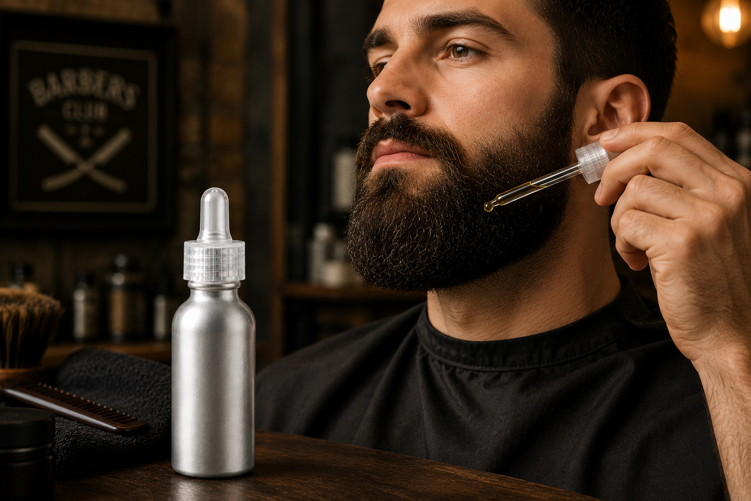 1oz/30ml Aluminum Dropper Bottle – w/Graduated 1ml Pipette – Child Resistant Cap