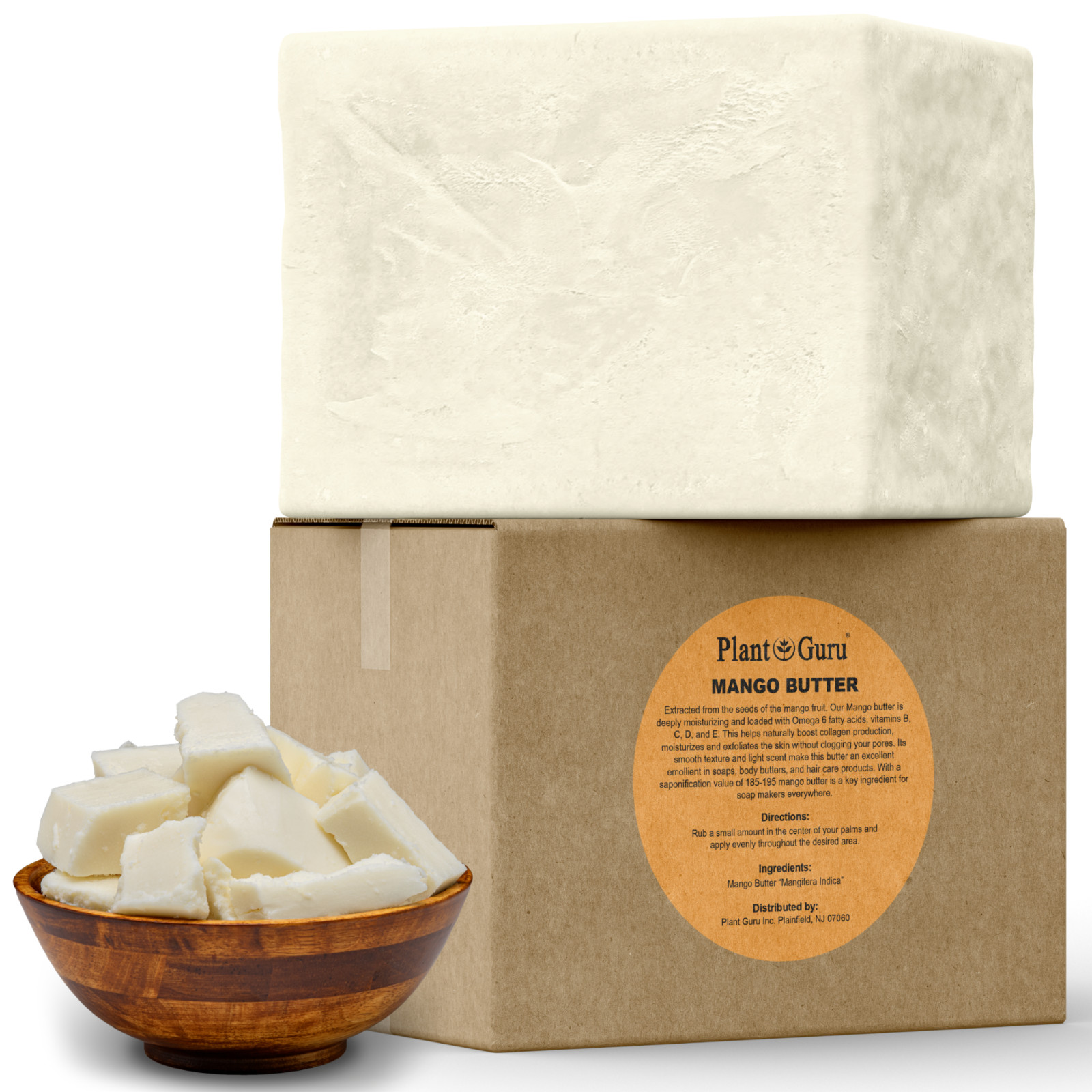Raw African Shea, Cocoa, Kokum, Mango Butter 100% Pure Organic Unrefined Bulk