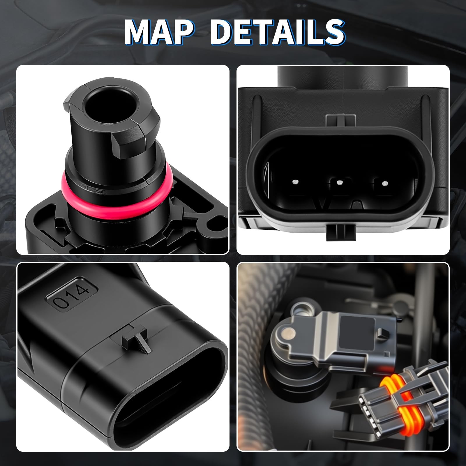 MAP Manifold Absolute Pressure Sensor Fit for Dodge Grand Caravan Charger Cha…