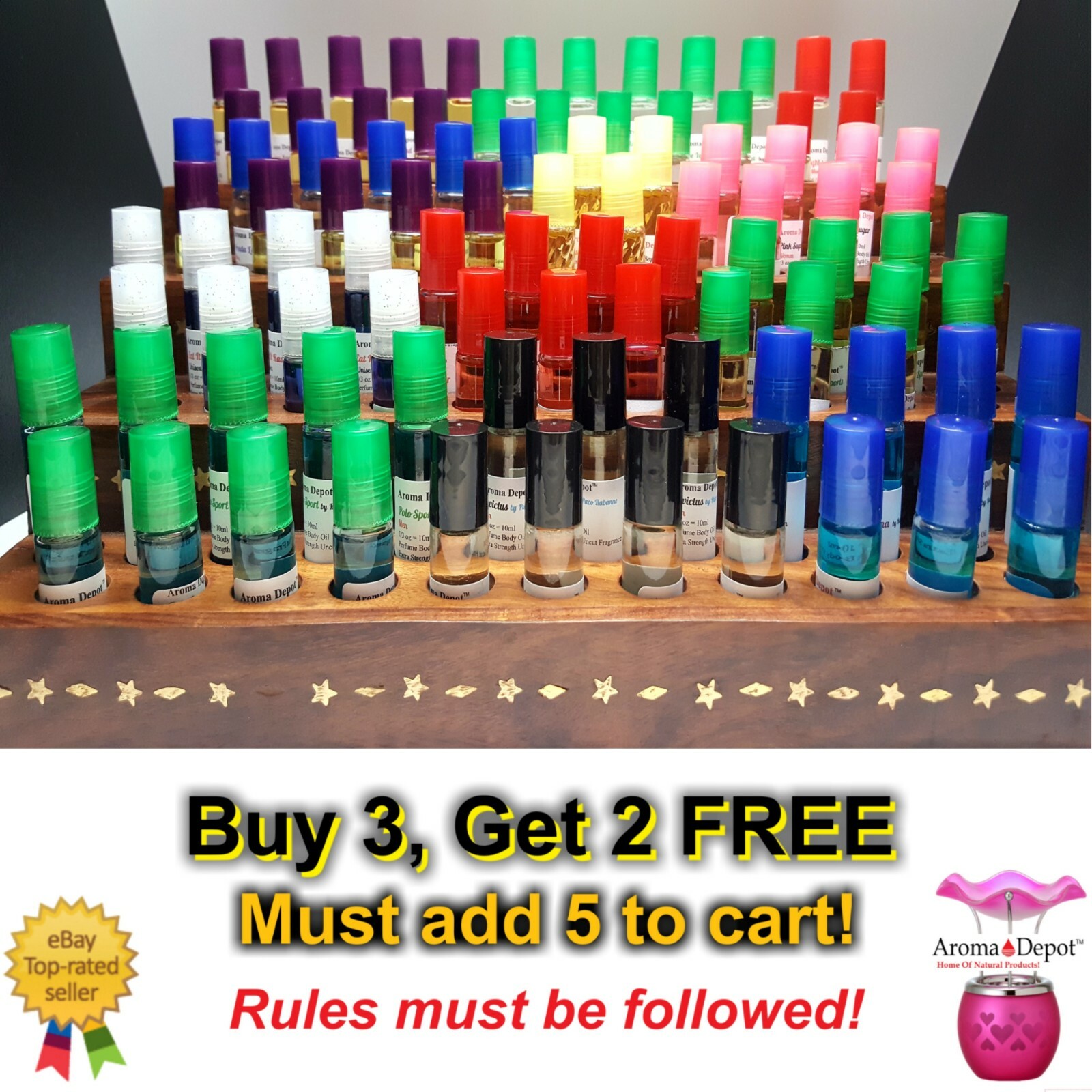 Lick Me All Over 10 ml. Perfume Roll On Bottle Body Oil, 1/3oz Scented Fragrance