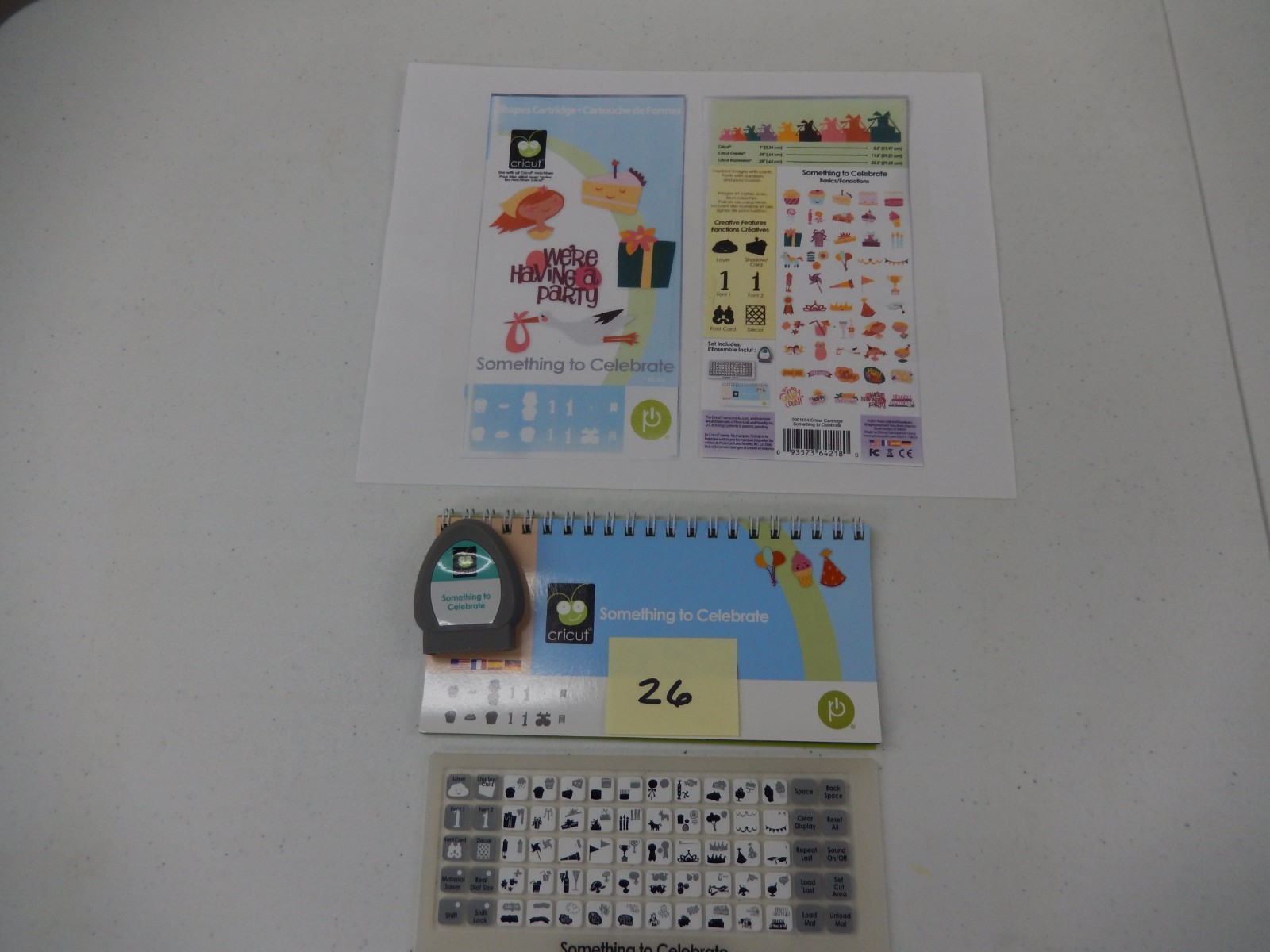 Cricut Cartridge, Overlay and Book YOU PICK Title Link Status Unknown (See Desc)