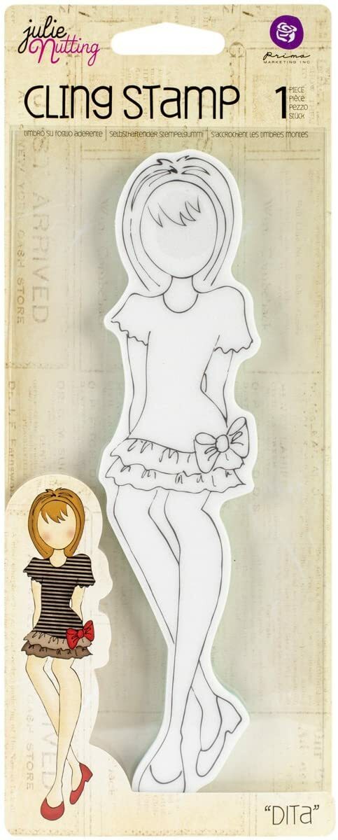 Prima Marketing Julie Nutting Mixed Media Doll and Planner Stamps – You Choose!