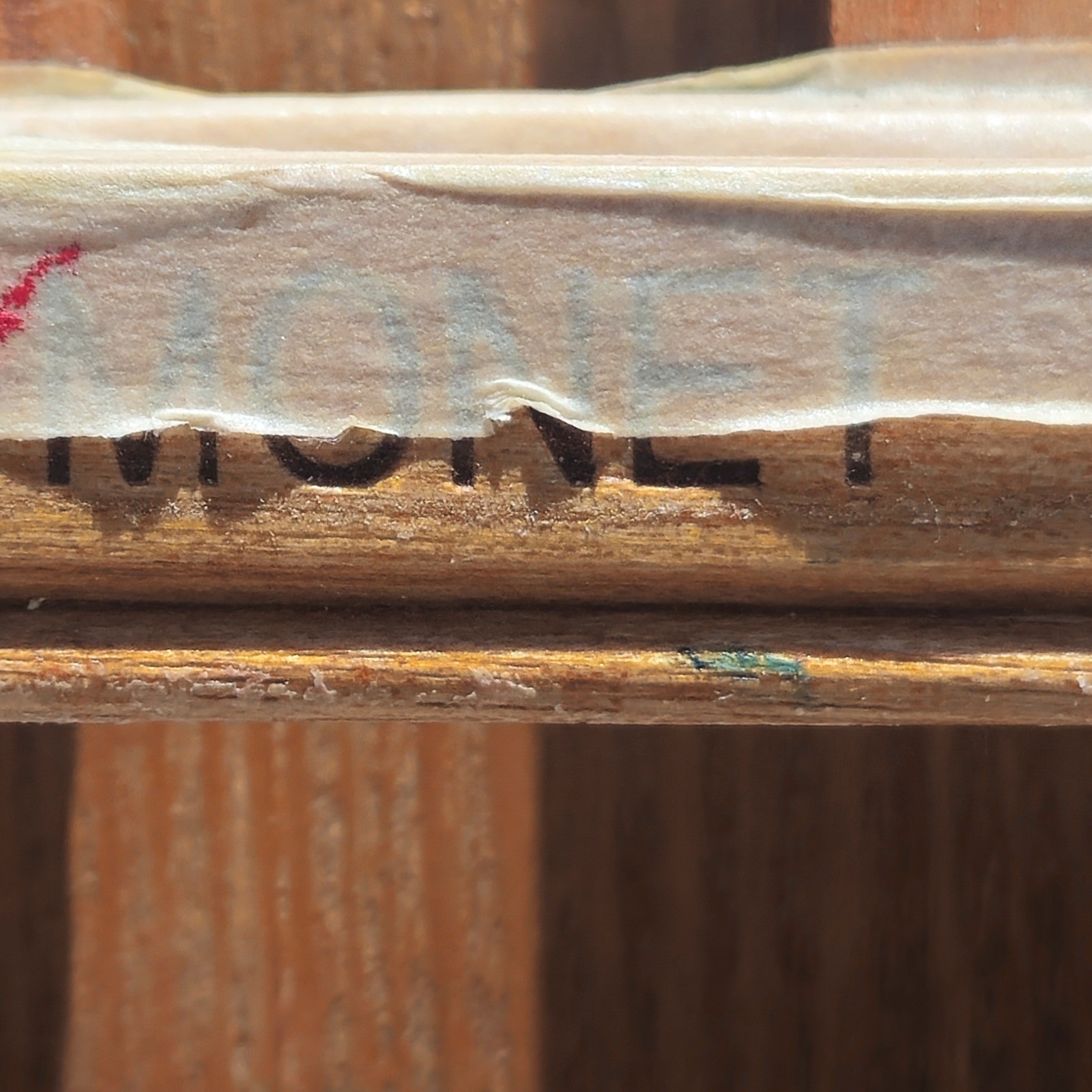 Monet French Style Folding Wood Easel Unisex Adjustable Natural Plein Air Box