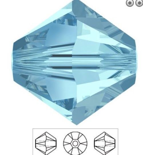 Swarovski 4mm Crystal Bicone 5301/5328 Beads Open Packs – Select Color/Q’ty