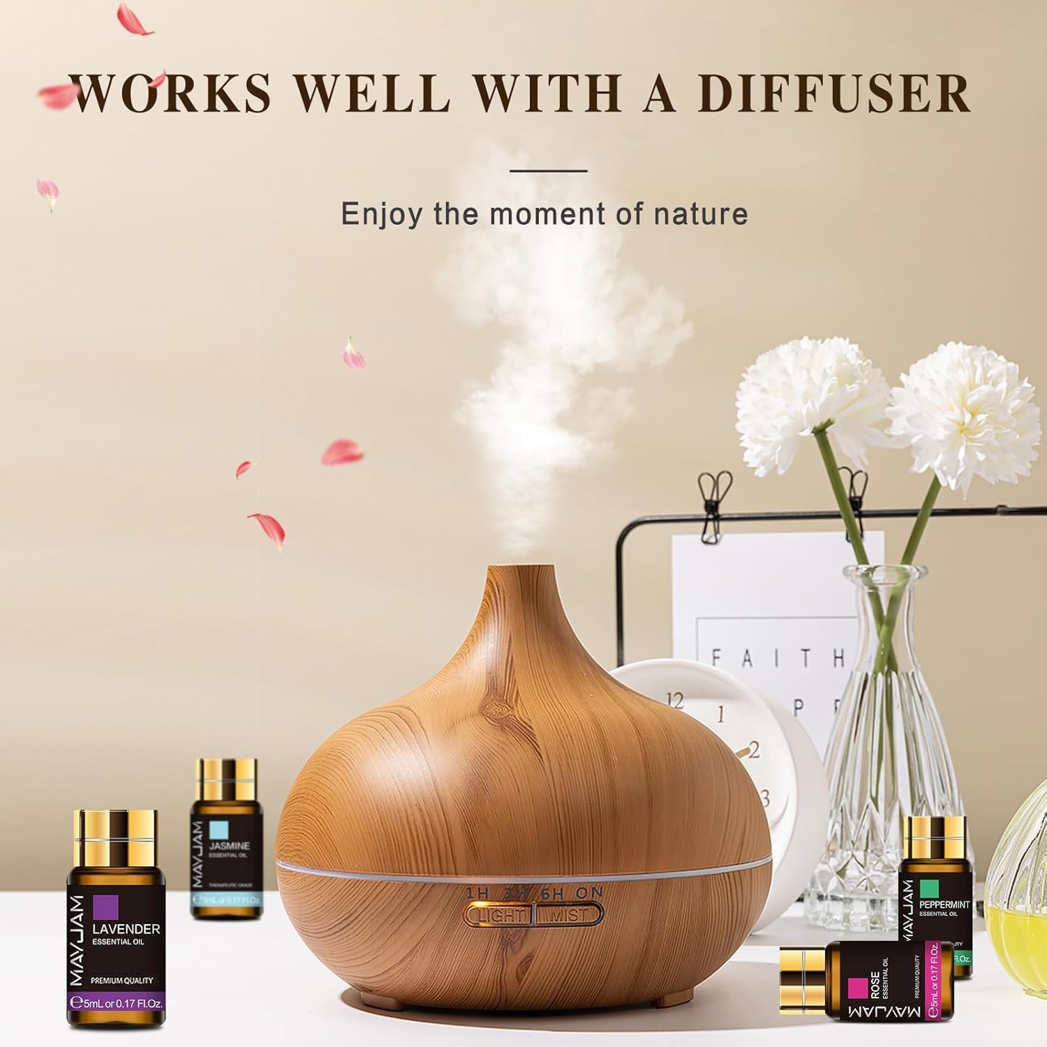 MAYJAM Tea Tree 20 Pcs Pure Essential Oil Gift Set, 3.38 Fl Oz (Pack of 1)