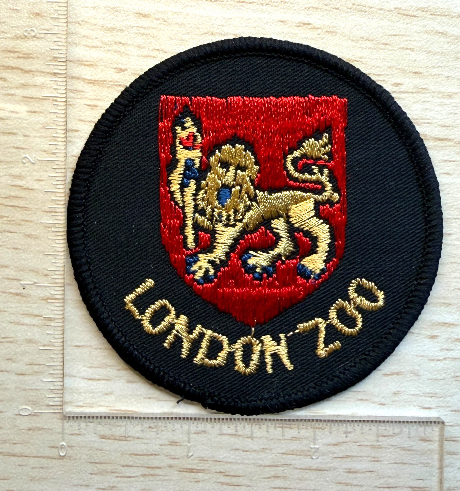 London Zoo UK United Kingdom Parks Souvenir Embroidered Patch Crest Shield