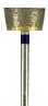 JSP®DIAMOND BUR, SINTERED, Med240 grit 2.34mm)Inv cone, flat top 5.5x6mm