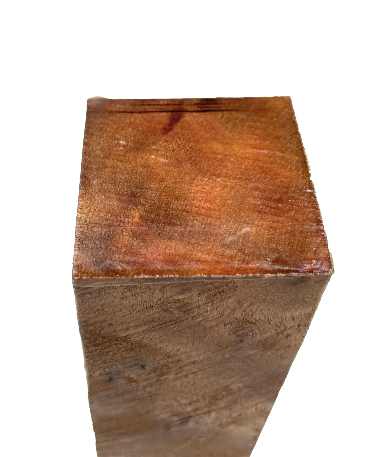 Camphor burl wood turning blank 1-7/8″ x 1-7/8” x 6″ (p80) dried