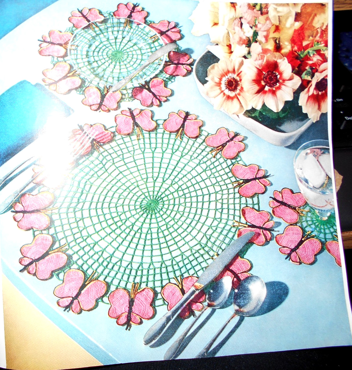 Butterflies In Crochet 1951 CLARKS J.P. Coats Pattern Book 272 1st Edition