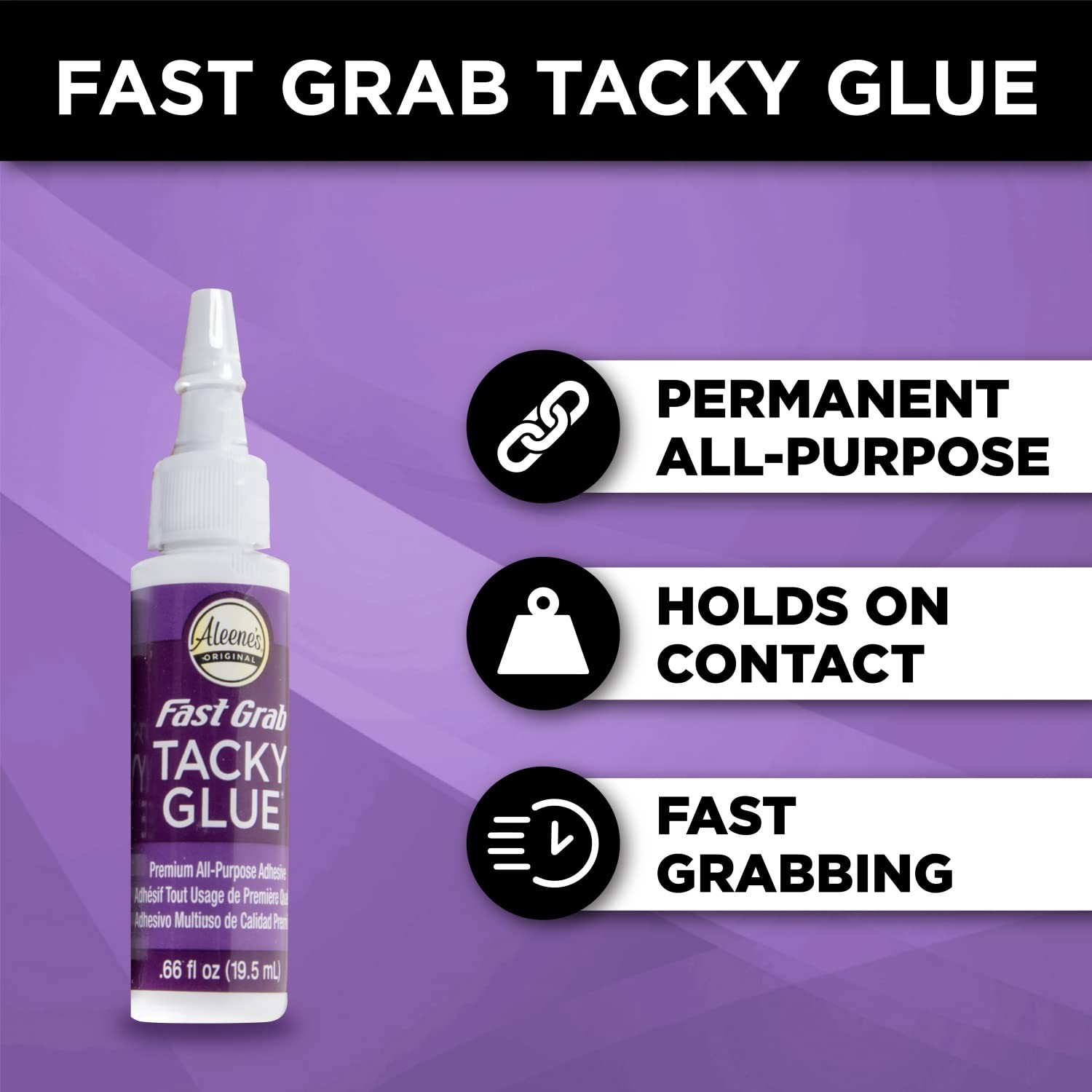 Aleene’s Tacky 5-Piece Trial Pack, All Purpose Glue for Crafts and DIY Projects,