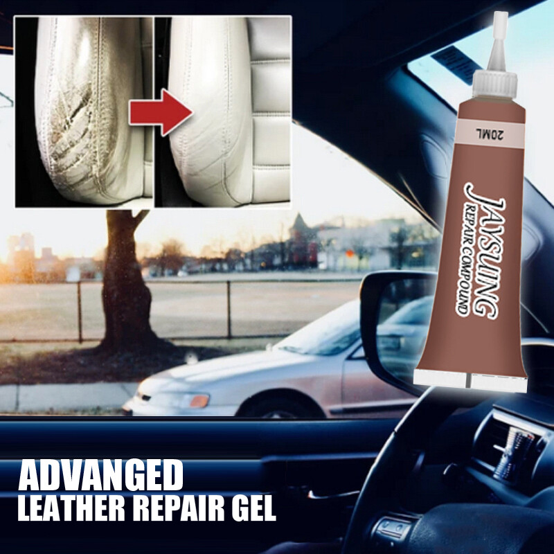 Advanced Leather Repair Kit Filler Vinyl DIY Car Seat Patch Sofa Rip Holes 20ml