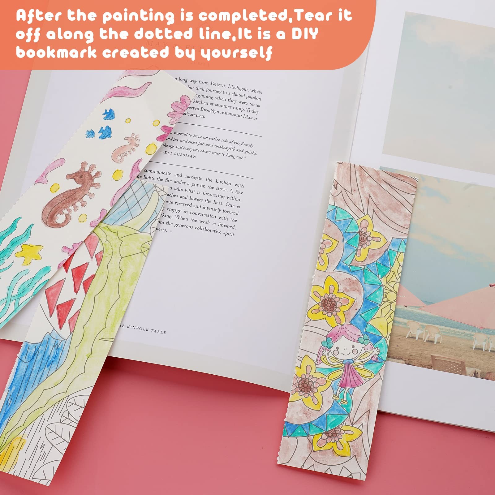 Cavnewt Watercolor Coloring Books for Kids Ages 4-8, small, Genie Garden