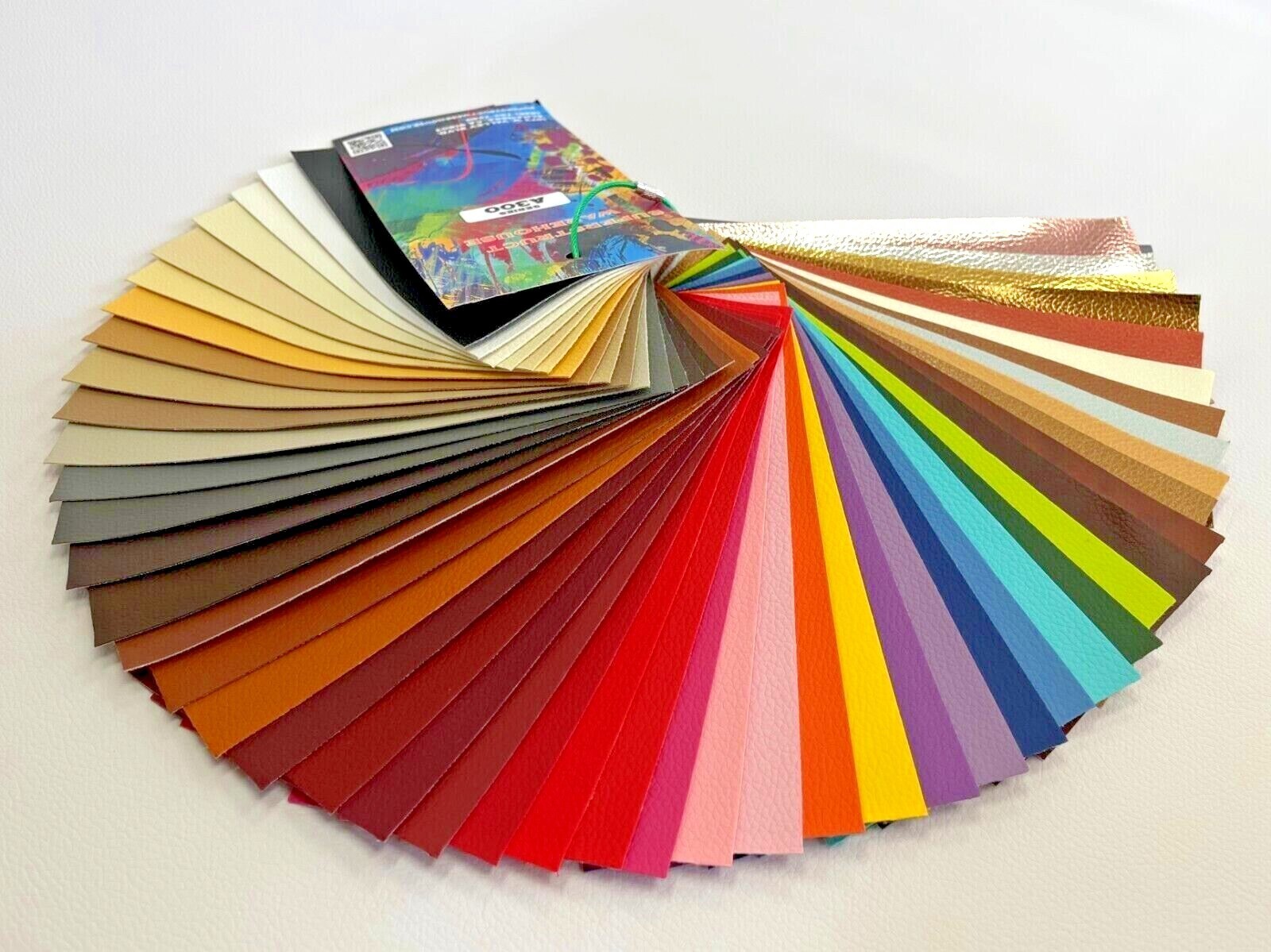 45+ Colors Self-Adhesive Vinyl Fabric Faux Leather 56″Wide Continuous By Yard